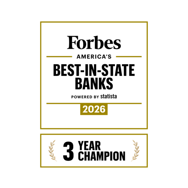 Forbes Best-In-State Bank 2026