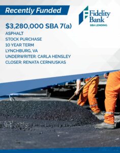 Q2 SBA Recap Closed Deal