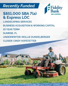 Q2 SBA Recap Closed Deal